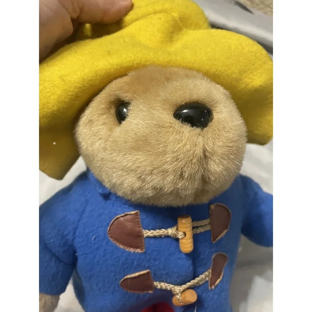 Vintage Paddington Bear Plush 1975 Eden Toys Red Rain Boots